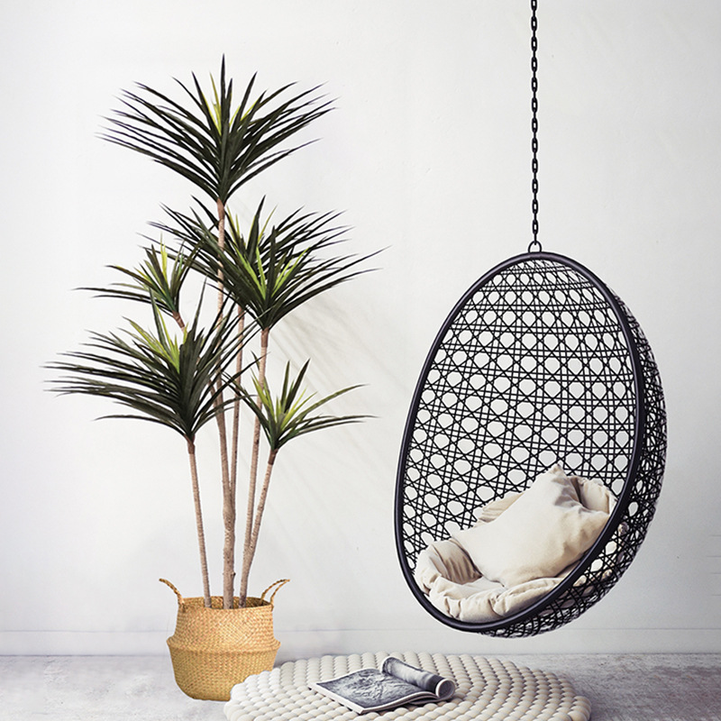 Dracaena Marginata - 大きな人工植物,90-120cm,植物,熱帯の鉢植え,偽のプラスチックのヤシの葉,家の庭の装飾のための植物