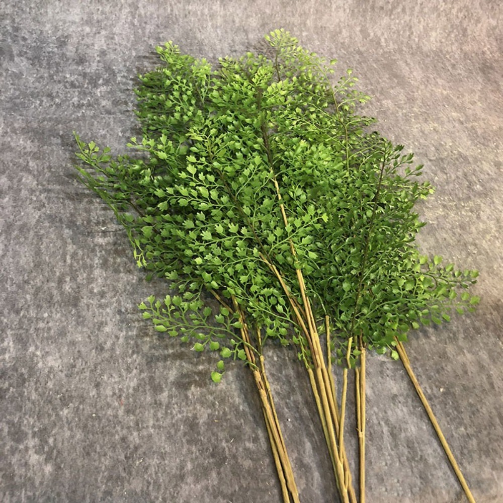 リアルな人工シダ植物の枝手作りエレガントな人工緑シダ草リアル - Dracaena Marginata のレビューと価格