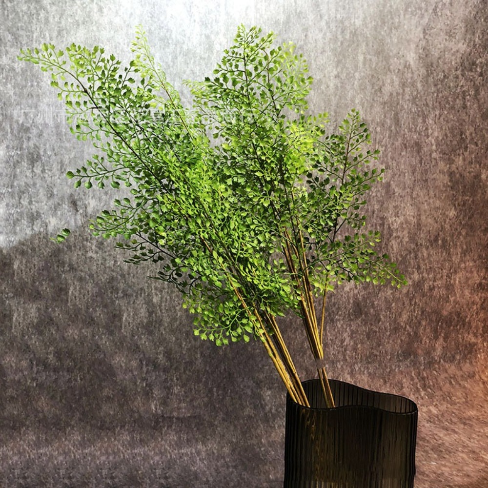 リアルな人工シダ植物の枝手作りエレガントな人工緑シダ草リアル - Dracaena Marginata のレビューと価格